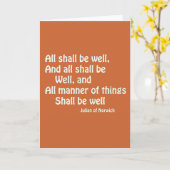 Alle müssen gut sein karte (Gelbe Blume)