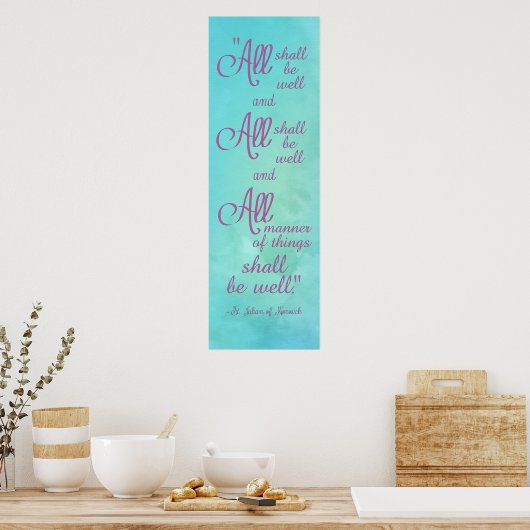 Alle müssen gut sein poster (Küche)