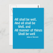 Alle müssen gut sein postkarte (Vorne/Hinten)