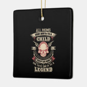 Alle Mütter gebar ein Kind Keramikornament (Links)