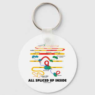 Alle nach innen geteilt (RNA Splicing) Schlüsselanhänger