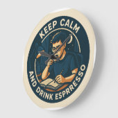 Alle Nacht Große Wanduhr (Winkel)