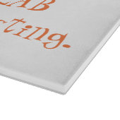 Alle Nahrung muss zum Labradorglasschneidenbrett Schneidebrett (Ecke)