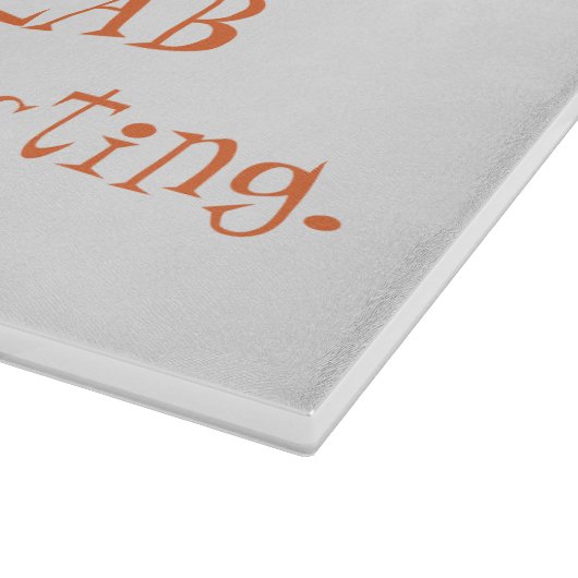 Alle Nahrung muss zum Labradorglasschneidenbrett Schneidebrett (Ecke)