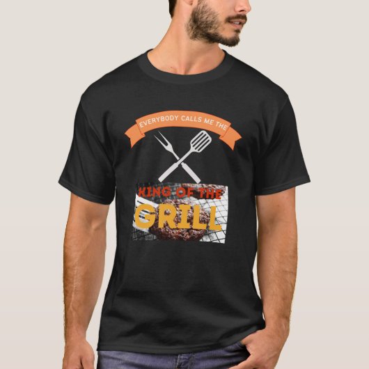 Alle nennen mich den König des Grills T-Shirt (Vorderseite)