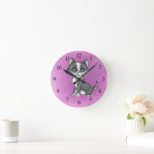 Alle neun Leben Runde Wanduhr (Zuhause)