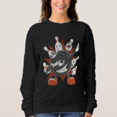 Alle Neune Bowling Ball Sweatshirt (Vorderseite)