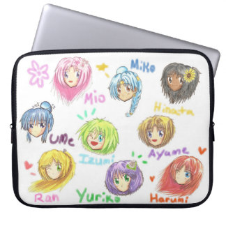 Alle niedliche Chibi Musen Laptop-Hülse Laptopschutzhülle