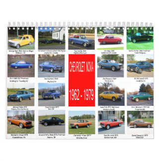 Alle Novas von 1962-1979 Kalender