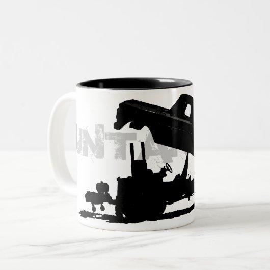 Alle oben gehoben zweifarbige tasse (Vorderseite Links)