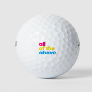 Alle oben genannten LGBT-Pride Monate Golfball