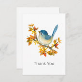 Alle Occasee Blue Bird Vielen Dank Note Karte (Vorne/Hinten)