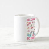 Alle Oopsien No Daisies Funny Goose Coffee Tasse (VorderseiteRechts)