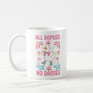 Alle Oopsien No Daisies Funny Goose Coffee Tasse