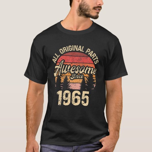Alle Originalteile Phantastisch seit 1965 Geburtst T-Shirt (Vorderseite)