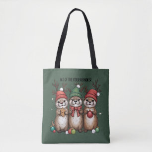 Alle Otter-Rentiere Weihnachten Tier Winter  Tasche