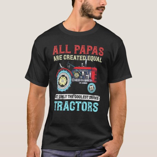 Alle Papas sind gleich dem Coolen Laufwerk erstell T-Shirt (Vorderseite)