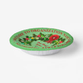 ALLE Party der Textorganisation ändern Pappteller (Gewinkelt)