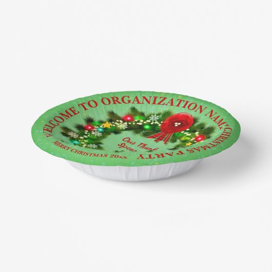 ALLE Party der Textorganisation ändern Pappteller (Gewinkelt)