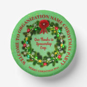 ALLE Party der Textorganisation ändern Pappteller (Vorderseite)