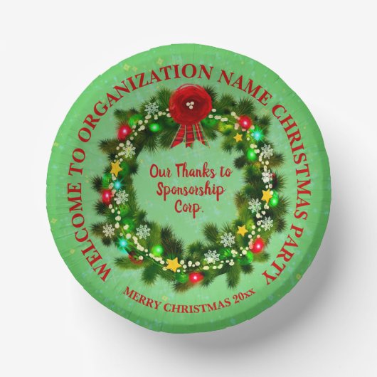 ALLE Party der Textorganisation ändern Pappteller (Vorderseite)