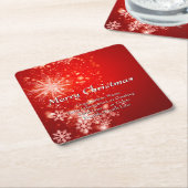 ALLE Party der Textorganisation ändern Rechteckiger Pappuntersetzer (angewinkelt)