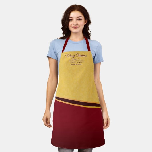 ALLE Party der Textorganisation ändern Schürze (Getragen)