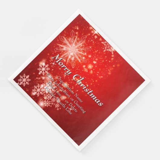 ALLE Party der Textorganisation ändern Serviette (Ecke)