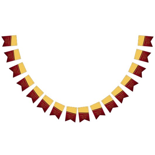 ALLE Party der Textorganisation ändern Wimpelkette (Alle)