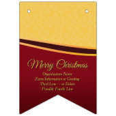 ALLE Party der Textorganisation ändern Wimpelkette (Erste Fahne)