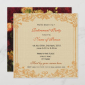 Alle Party Einladungen, Bowl mit Peongs und Rose Einladung (Vorne/Hinten)