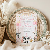 Alle Party Farm Girl zum Geburtstag rufen Einladung