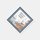 Alle Party im Wasserfarben-Kindergeburtstag Serviette (Ecke)