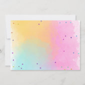 Alle Party Pawty Animals Hunde Mädchen Geburtstag Einladung (Rückseite)