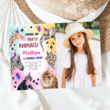 Alle Party Tiere Girl Safari Geburtstag rufen