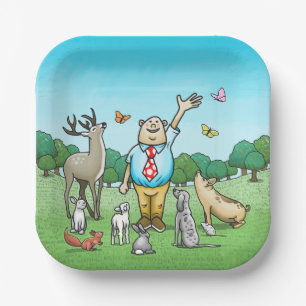 Alle Party-Tiere werden gerufen Pappteller