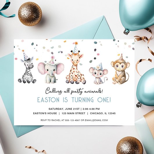 Alle Party zum Geburtstag rufen Einladung