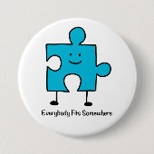 Alle passen irgendwo hin button (Vorderseite)