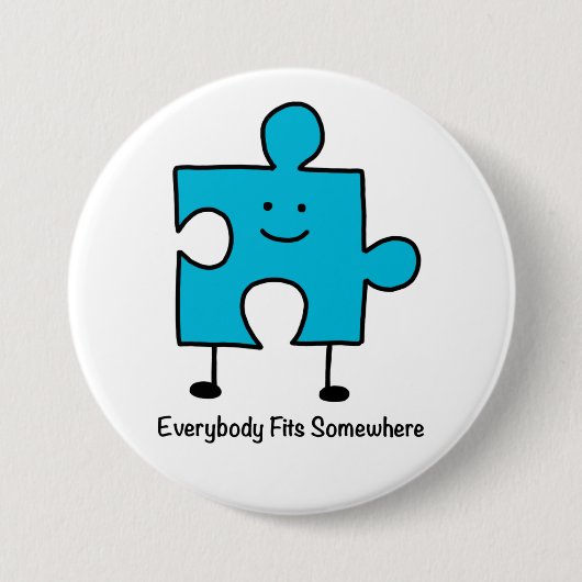 Alle passen irgendwo hin button (Vorderseite)