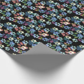 Alle Pawprints Geschenkpapier (Ecke)
