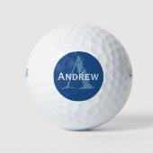 Alle Personalisierten Farbmonogramm-Golf-Ball Golfball (Vorderseite)