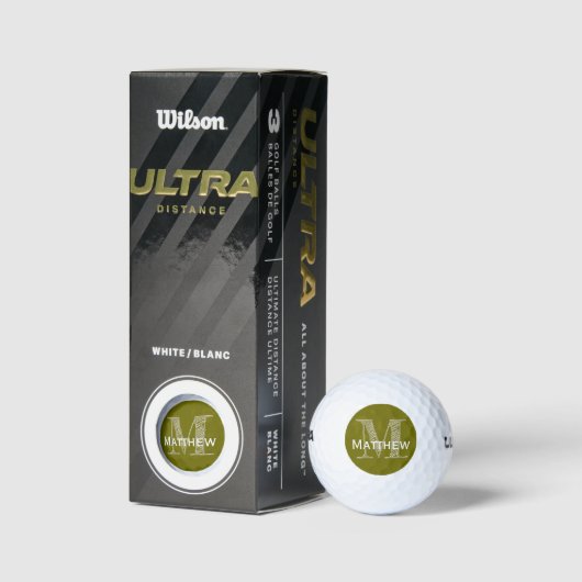 Alle Personalisierten Farbmonogramm-Golf-Ball Golfball (Verpackungen)
