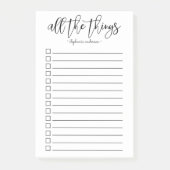 Alle Personalisierten Handschriften Post-it Klebezettel (Vorderseite)