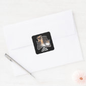 Alle Pfeile Begrüßungsklassische Rundkleber Quadratischer Aufkleber (Umschlag)