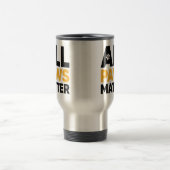 Alle Pfoten sind ein benutzerdefinierter Hund Reisebecher (Mittel)