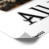 Alle Pilze sind essbar* Poster (Ecke)