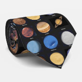 Alle Planeten-Wissenschafts-Fotos mit Namen Krawatte (Gerollt)