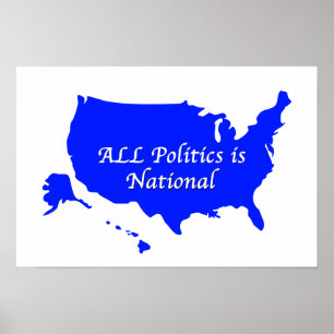 Alle Politik ist national Poster