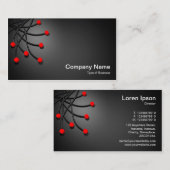 Alle Punkte - rot Visitenkarte (Vorne/Hinten)