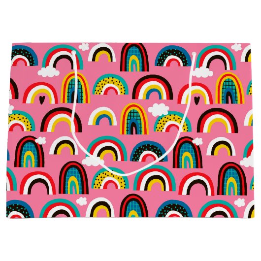 Alle Rainbows-Geschenktasche Große Geschenktüte (Vorderseite)